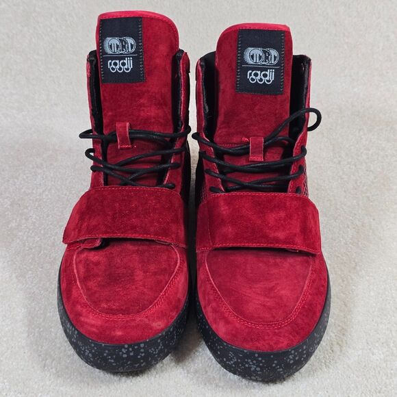 Radii Standard Issue SE Men\'s High Top Red Black Men’s Size 10.5 VTG Y2k main image 9
